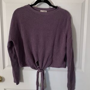 Universal Thread Knit Front Tie Sweater